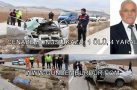 CENAZEDEN DÖNERKEN KAZA :  1 ÖLÜ, 4 YARALI