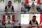 BURDUR GENÇ İHH’DAN İSRAİL PROTESTOSU