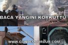 KALORİFER BACASINDAKİ TUTUŞAN KURUMLAR KORKUTTU