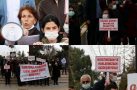CHP KADIN KOLLARINDAN İSTANBUL SÖZLEŞMESİ PROTESTOSU