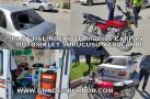 PARK HALİNDEKİ OTOMOBİLE ÇARPAN MOTOSİKLETLİ YARALANDI