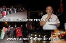 İSRAİL ZULMÜ PROTESTO EDİLDİ (TIKLA İZLE)