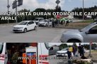 KIRMIZI IŞIKTA DURAN OTOMOBİLE ÇARPTI 3 YARALI