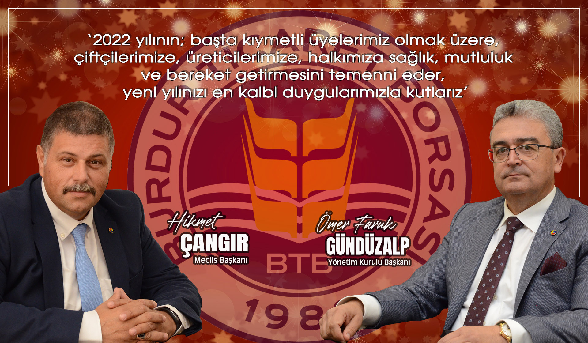 BURDUR TİCARET BORSASI YENİ YIL MESAJI