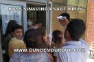KPSS SINAVINDA SAAT KRİZİ