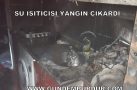 ELEKTRİKLİ ISITICI YANGIN ÇIKARDI