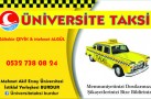 ÜNİVERSİTE TAKSİ HİZMETE BAŞLADI