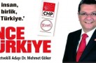 CHP MİLLETVEKİLİ ADAYI; MEHMET GÖKER