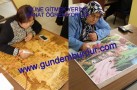 GÜNE GİTMEK YERİNE SANAT ÖĞRENİYORLAR