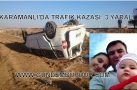 KARAMANLI’DA TRAFİK KAZASI: 3 YARALI